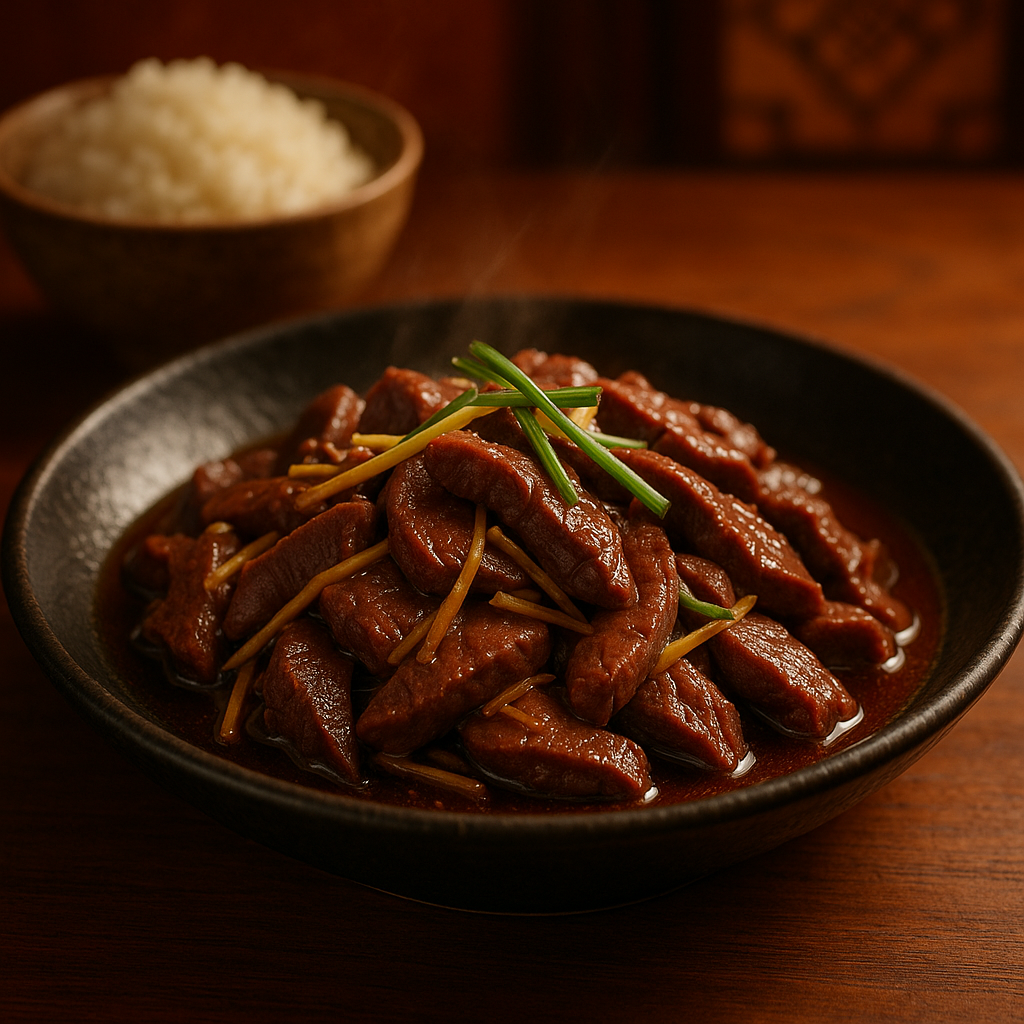 麻油牛心